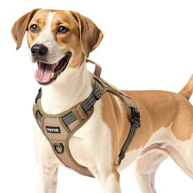 No Pull Tactical Harness for Large Dogs, with Handle, Metal Rings, Buckles