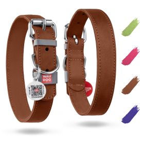 8-11" X .5" Long Lasting Leather Dog Collar for Extra Small Dogs
