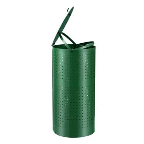 Poop Trash Can W/ Lid & Liner Clip & 50 Bags, 11.5 Gallons, Pet Waste Station