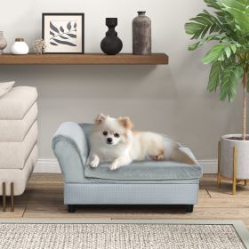 Luxury Fancy Sofa Bed With Hidden Storage (Option: Light Gray)