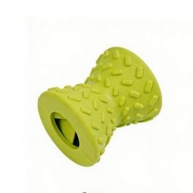 Hourglass-Shaped Chew Toy For Aggressive Chewers, Natural Rubber, For M/L Dogs (Option: Green)