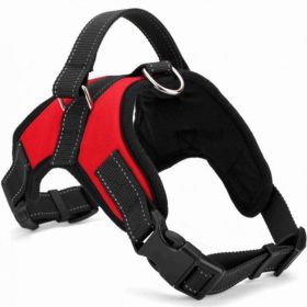 Dog Harness W/ Chest Strap & Handle For Traction (Specifications (length * width): XL, colour: purple)