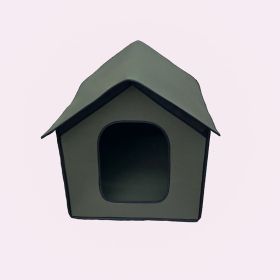 Foldable, Portable, Soft Dog House, Waterproof, Windproof, Semi Enclosed (size: large)