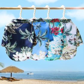 Hawaiian T-Shirt for Small/Medium Dogs (colour: Shirt Island Wind Lake Blue, size: XS (about 2-3 kg pet))