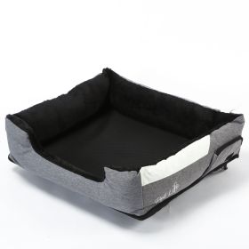 "Dream Smart" Electronic Heating and Cooling Smart Pet Bed (Color: Grey, size: medium)