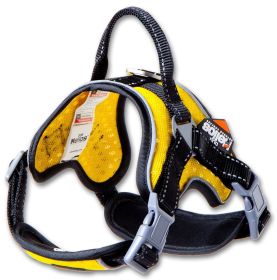 'Scorpion' Sporty High-Performance Free-Range Dog Harness (Color: Yellow, size: medium)