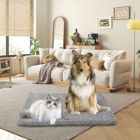Premium Plush Bed With Removable Washable Cover - All-Season, Anti-Slip (Option: Gray)