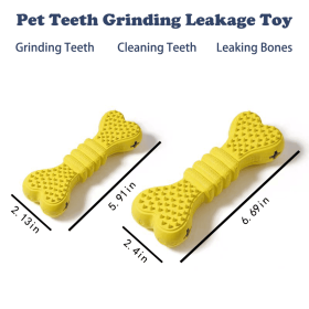 Bone Shaped Dog Toothbrush Care Cleaning Sticks (Option: Small)